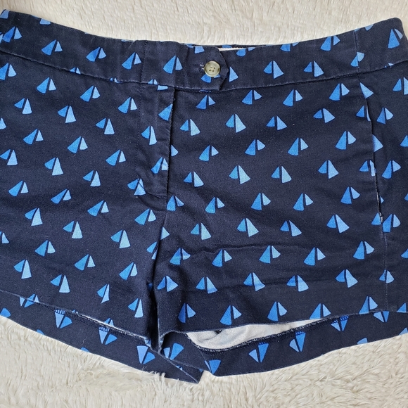 🚨NEW J Crew Blue Abstract Sailboat Chino Shorts - Picture 2 of 9
